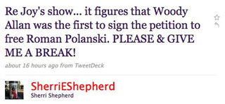 Illustration for article titled Celebs Tweet Their Thoughts On Roman Polanski